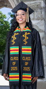 AF15-CLASS OF 2025 KENTE STOLE-"SYMBOL OF MEDICINE"