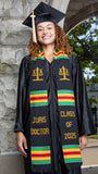 AF3JD-CLASS OF 2025 KENTE STOLE-"SCALES OF JUSTICE"